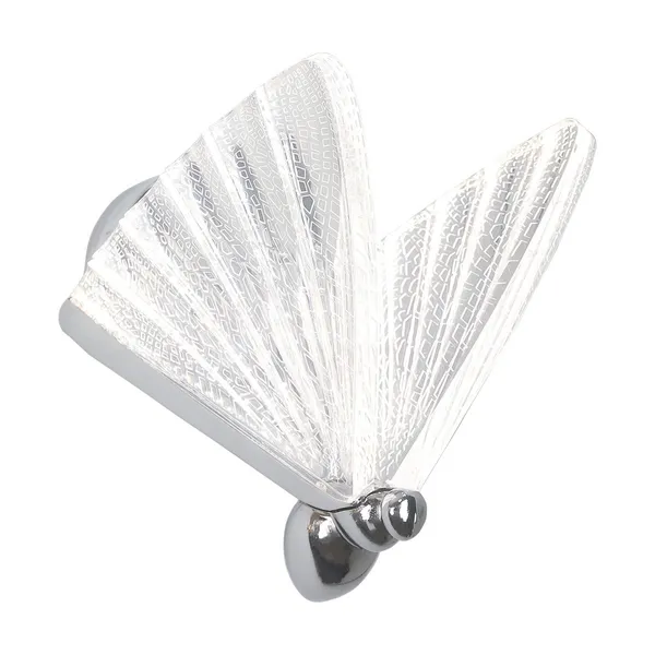 Kinkiet Mariposa srebrny LED CCT