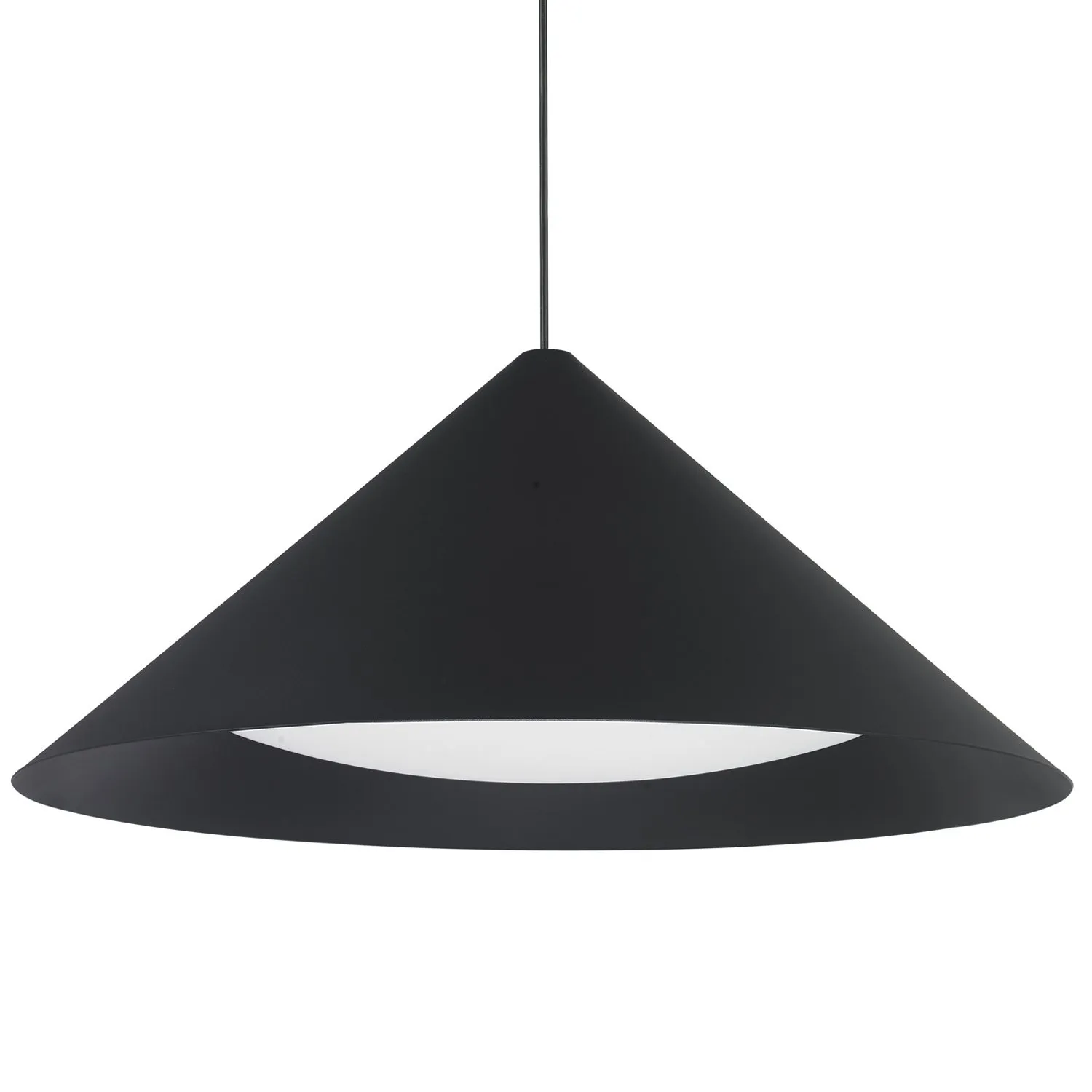 Lampa wisząca TRIANGOLO LED czarna 65 cm - obrazek 2