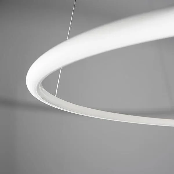 Lampa wisząca Linea No.5 60/40cm czarno biała 3k - obrazek 4