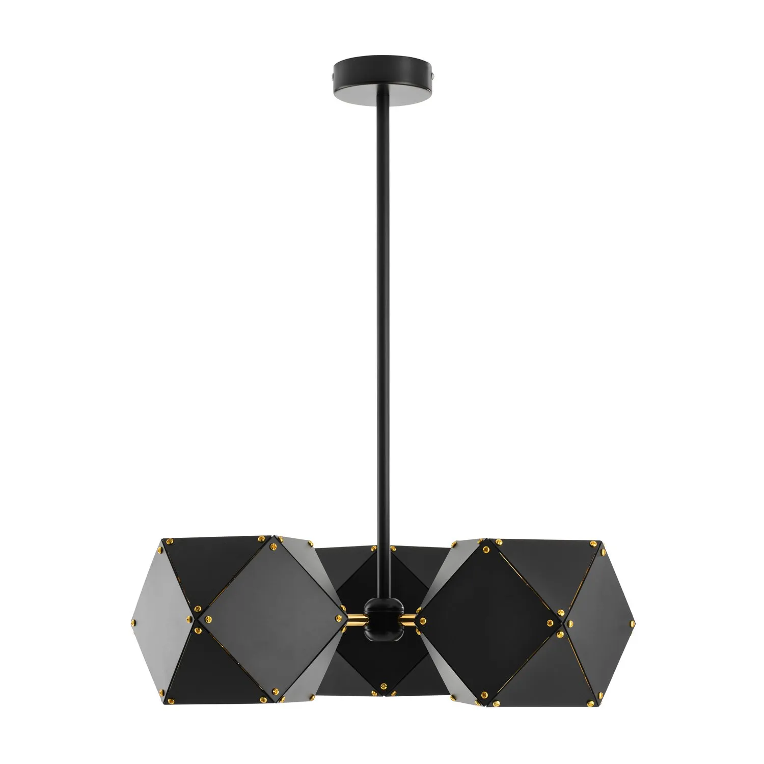 Lampa wisząca NEW GEOMETRY-3 czarno złota 45 cm - obrazek 10
