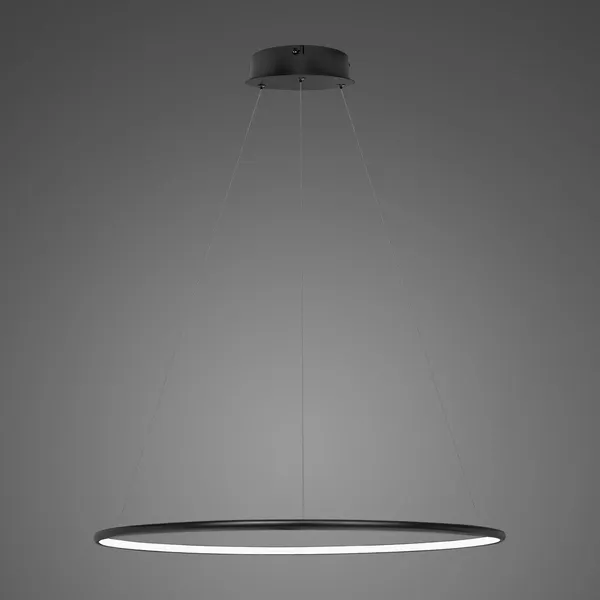 Lampa wisząca Ledowe Okręgi No.1 60cm 2700k czarna