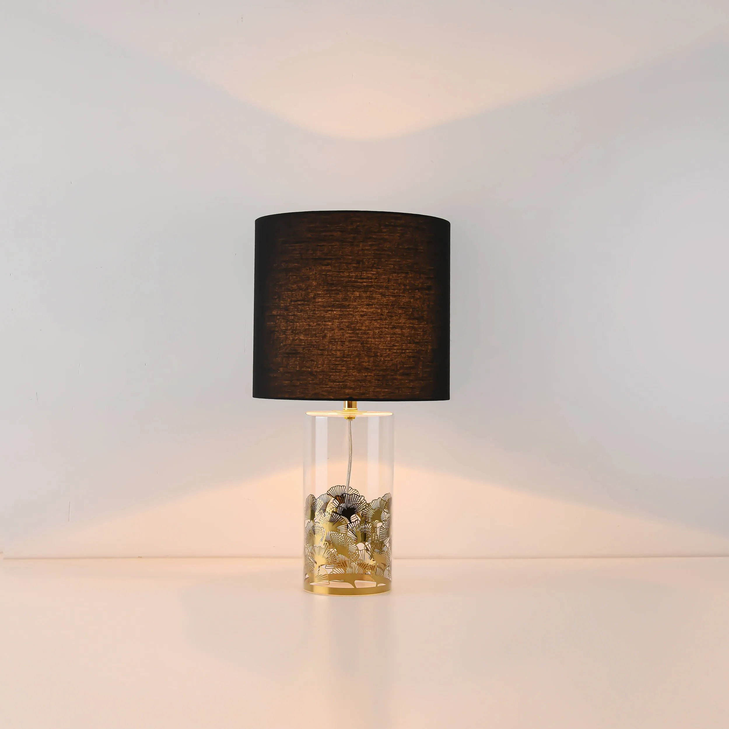 Lampa stołowa Sunflower czarno - transparentna 1xE27 - obrazek 6