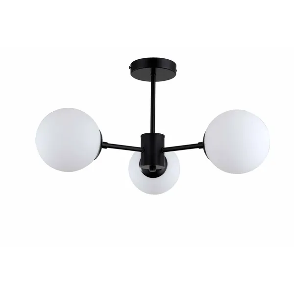Lampa wisząca Roma 3 czarna 3xE14