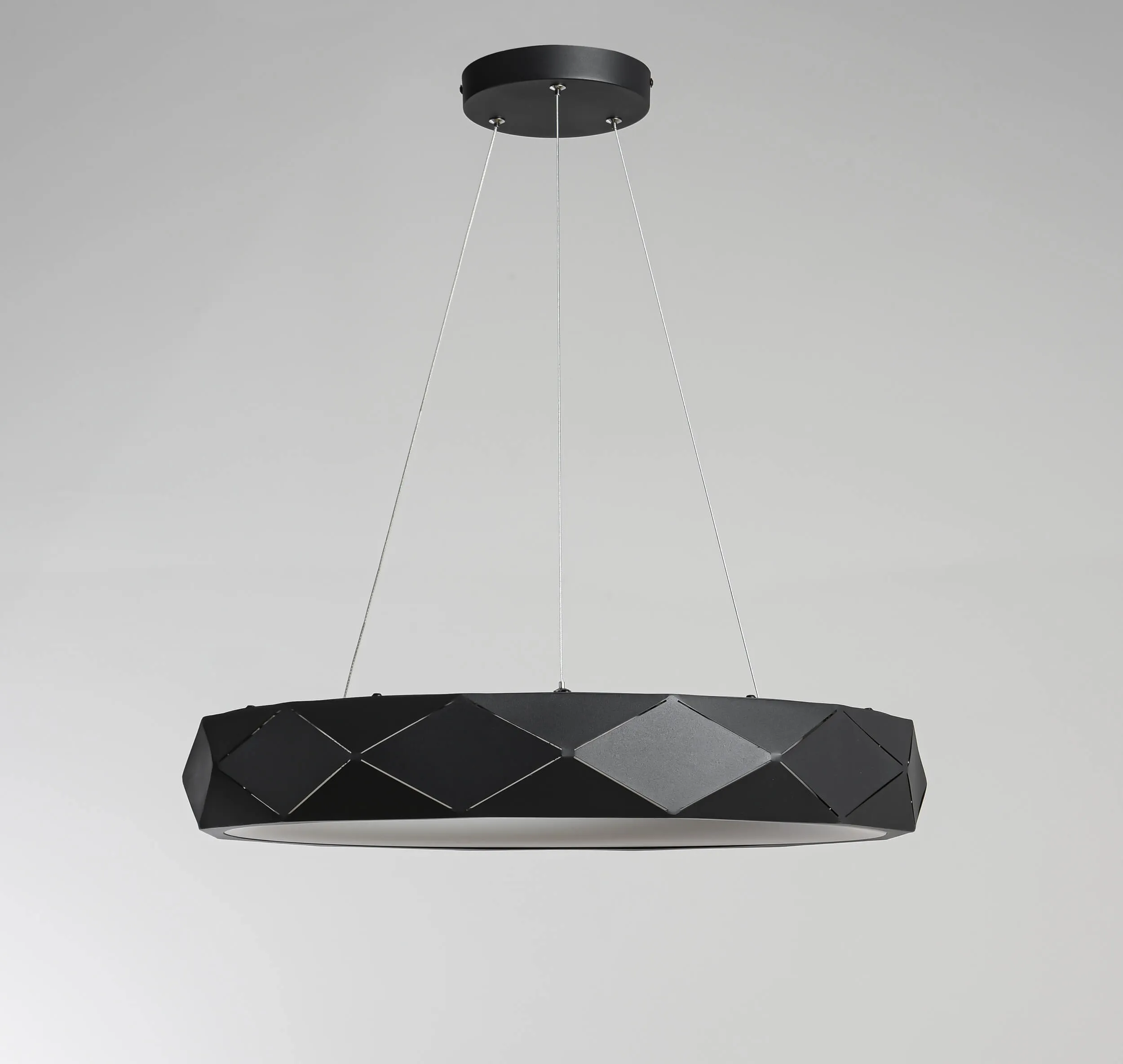 Lampa wisząca Reus czarna LED 4000K - obrazek 4