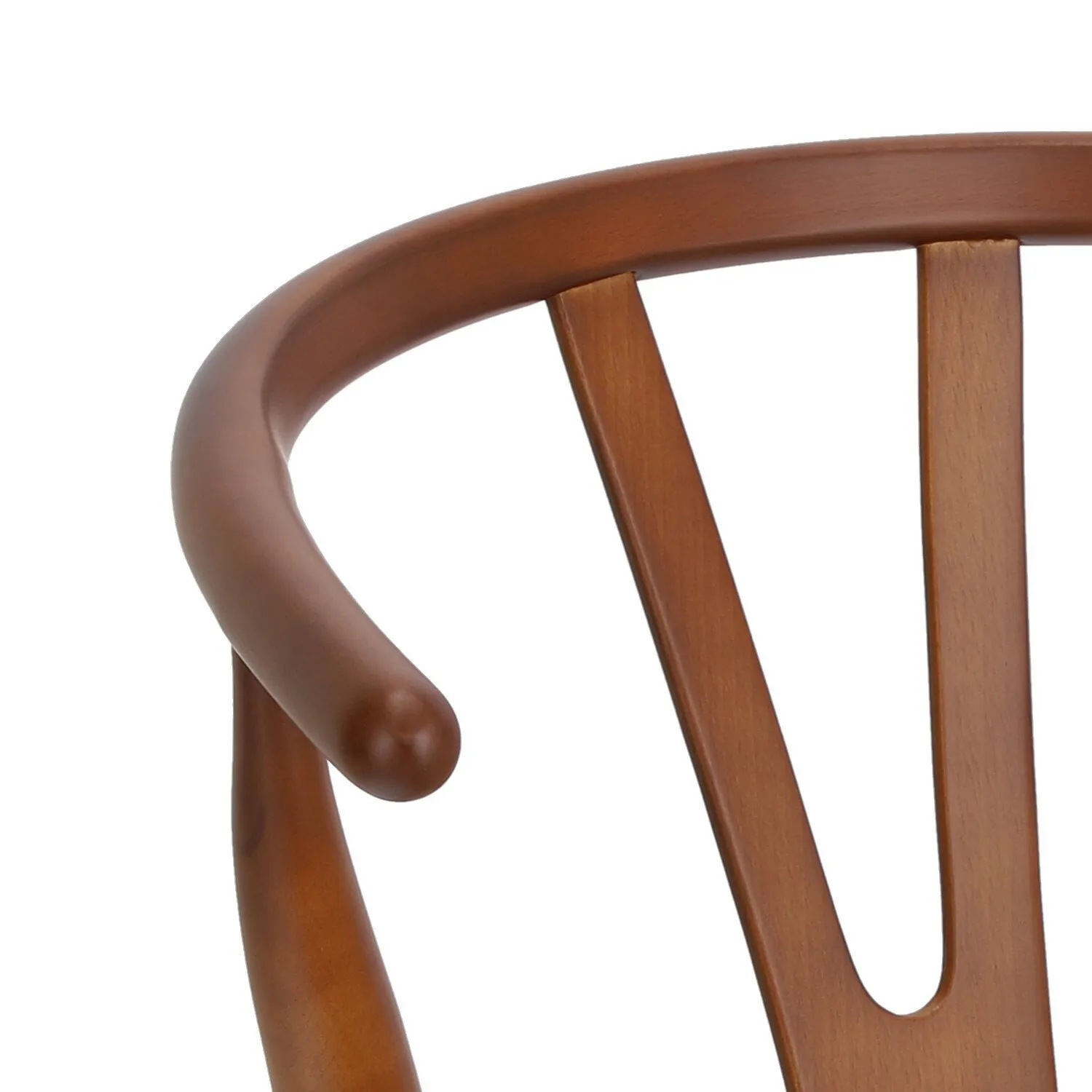 Krzesło Wicker Naturalne brązowe cieme i nspirowane Wishbone - obrazek 15