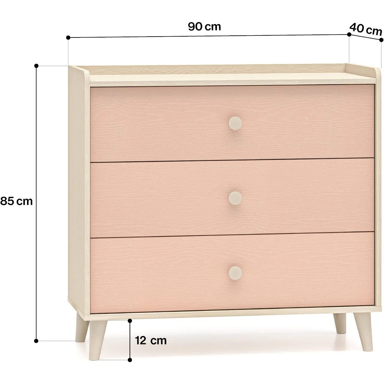Meble systemowe EVE 2 piasek pustyni / millenial pink - obrazek 5