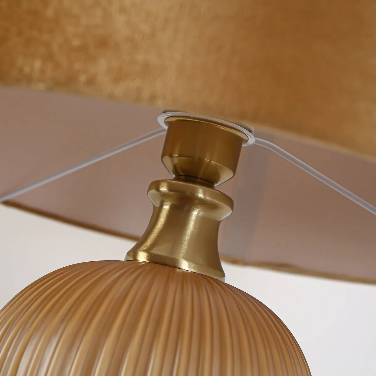 Lampa stołowa Tamiza 65 cm złota 1xE27 - obrazek 8