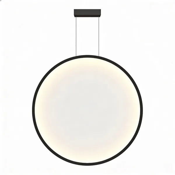 Lampa wisząca Mirror L czarna IP44 LED CCT
