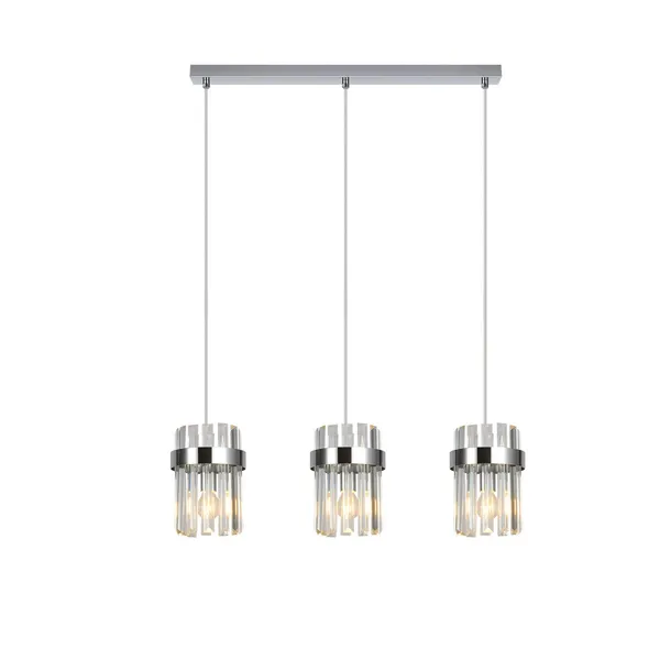 Lampa wisząca Vetro chrom 3xE14