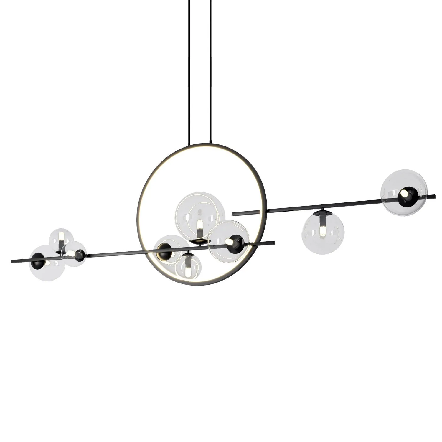 Lampa wisząca ORION DOUBLE czarna 145 cm - obrazek 16