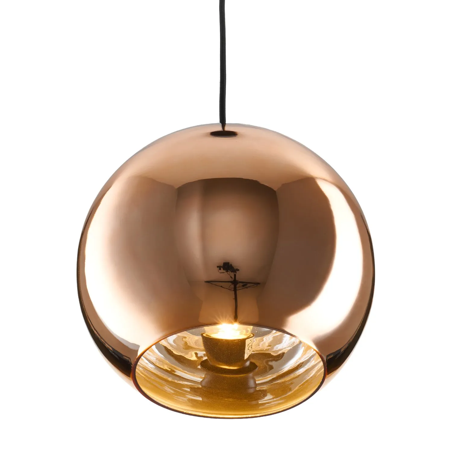Lampa wisząca MIRROR GLOW - S miedziana 25 cm - obrazek 5