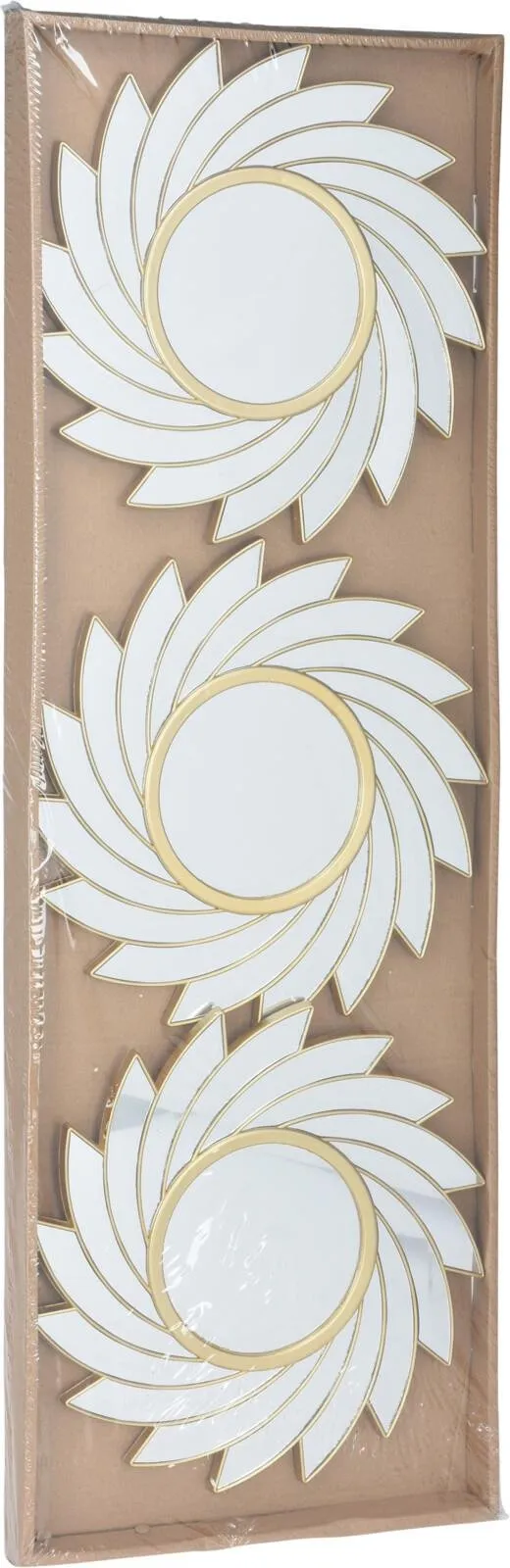 Zestaw 3 luster Rowley złote - obrazek 3
