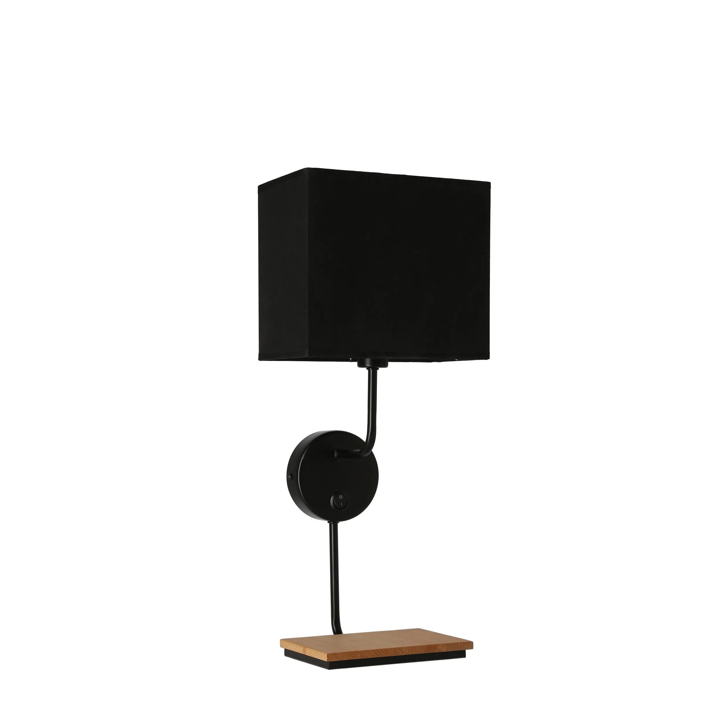 Keto lampa kinkiet czarny 1x40w e14 abażur czarny z włącznikiem - obrazek 11