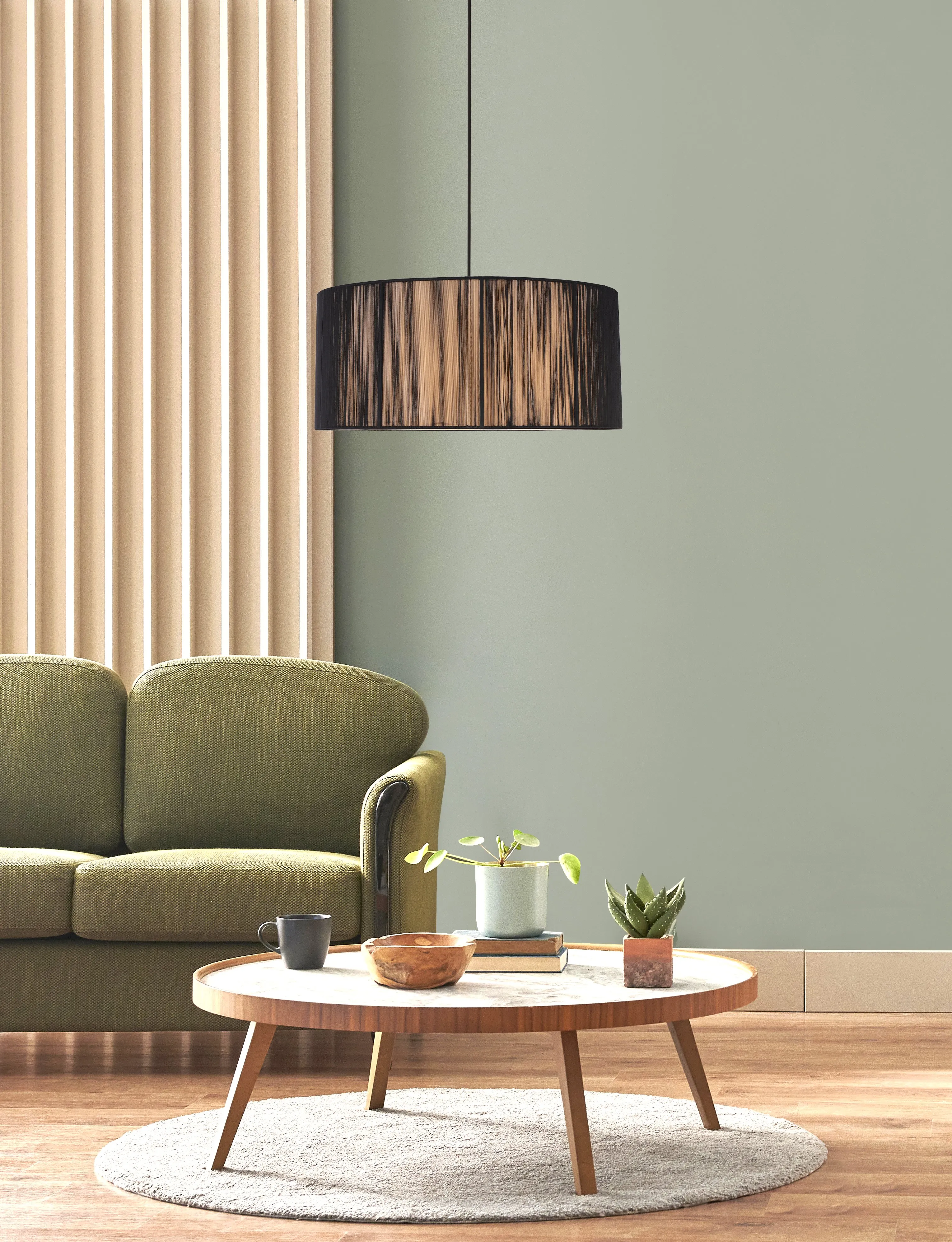 LAMPA WISZĄCA KIOTO 3 CZARNY 100x45x45 - obrazek 2