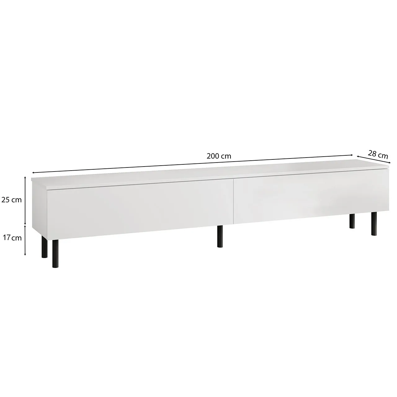 Komoda RTV 200 FIGO 01 biały - obrazek 6
