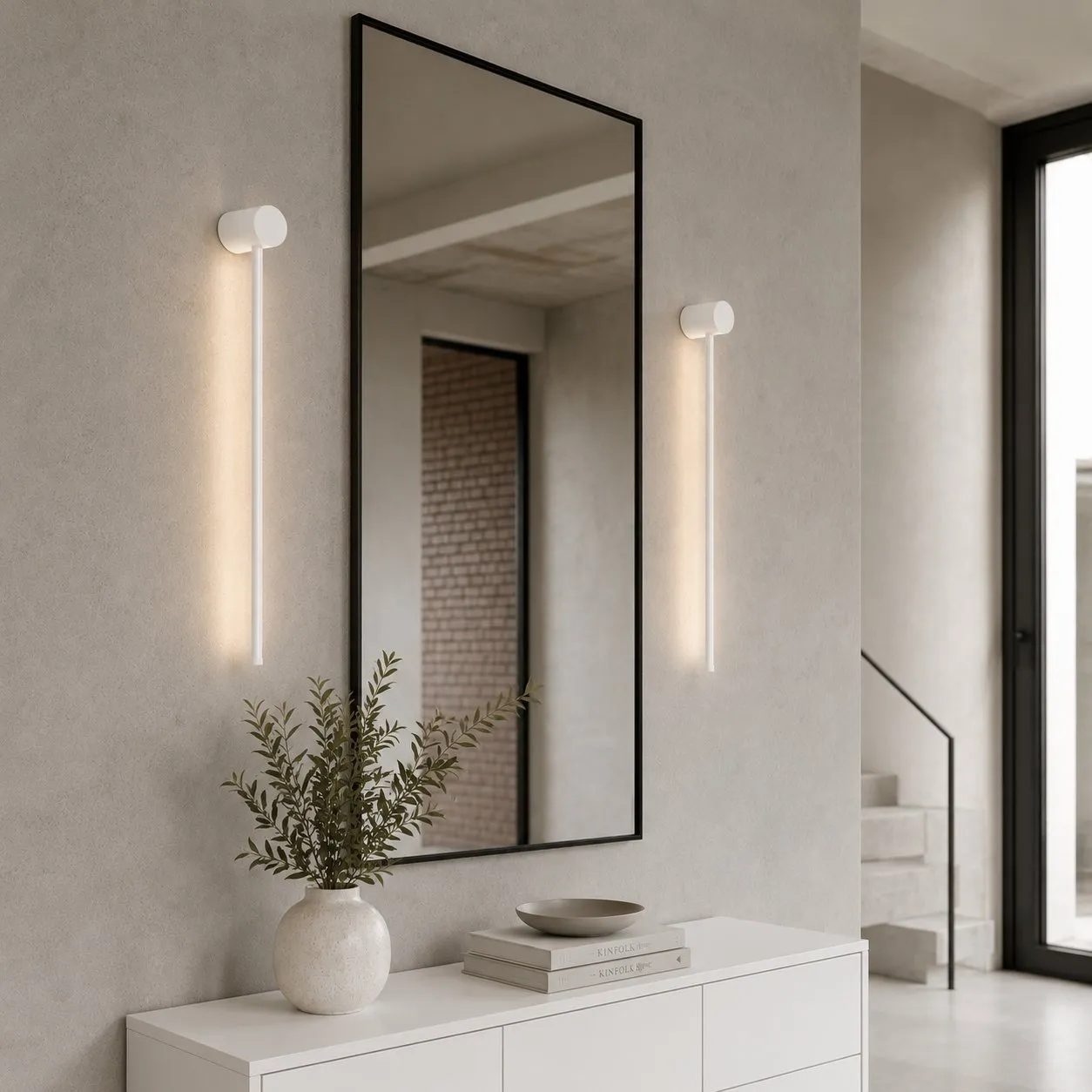 Lampa ścienna SPARO 60 cm LED biała - obrazek 2