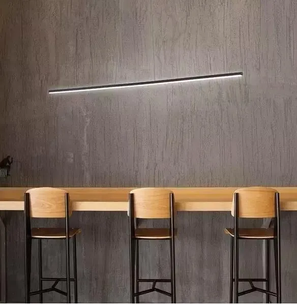 Lampa wisząca Linea No.1 180cm czarna 4k - obrazek 3