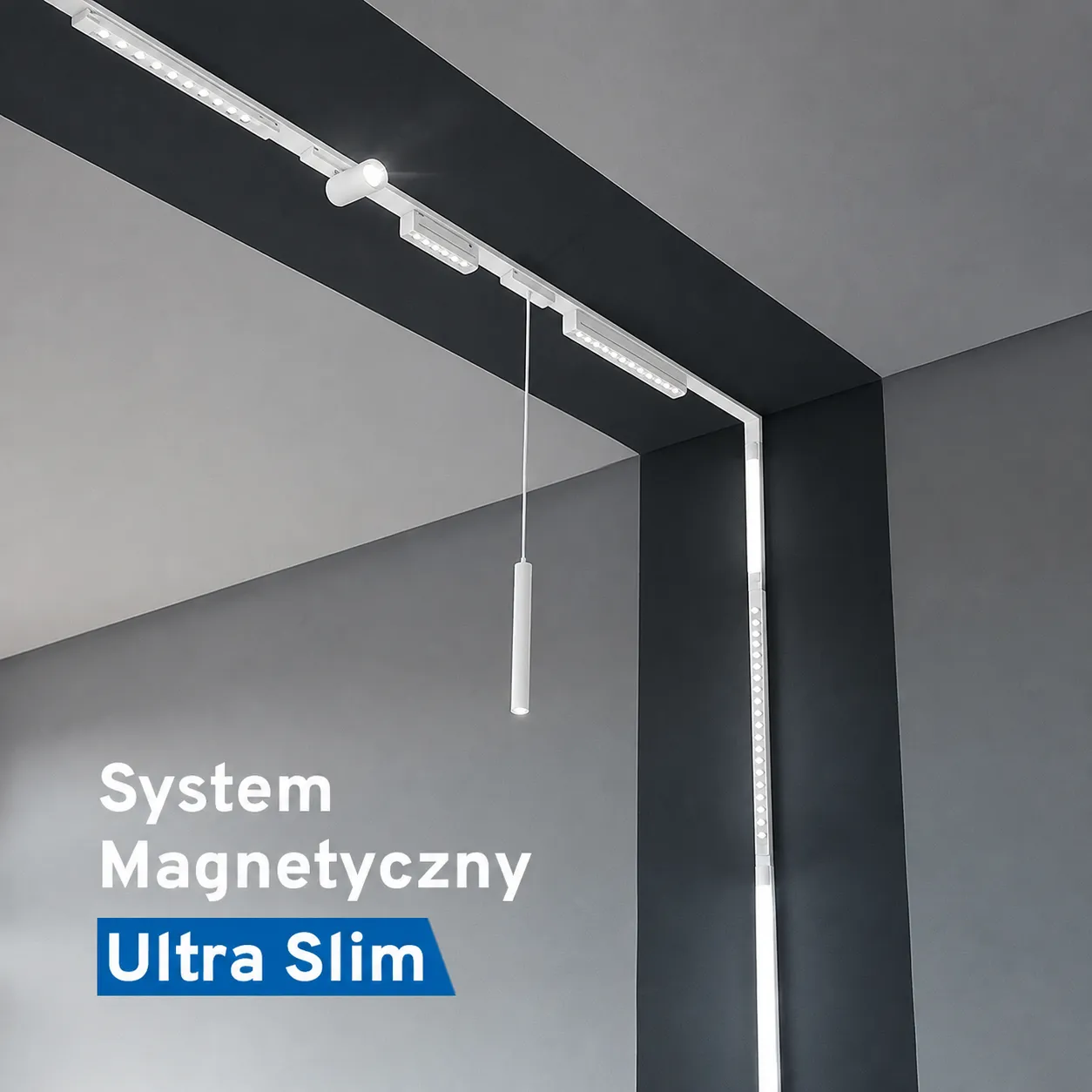 Szyna magnetyczna Ultra Slim LL-35B 200cm biały - obrazek 4