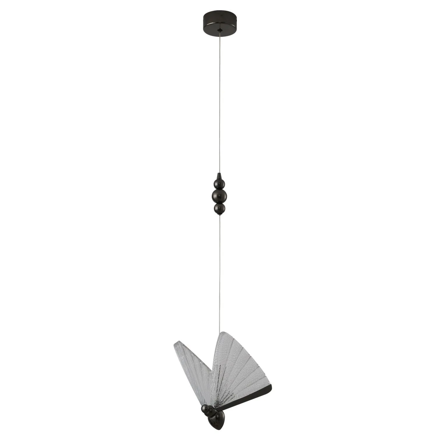 Lampa wisząca BEE LAMP 1, 21 cm- LED, czarna, w kształcie motyla - obrazek 4