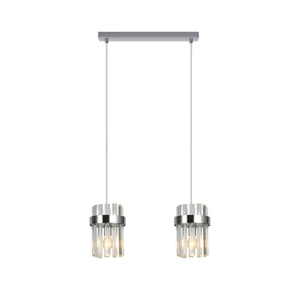 Lampa wisząca Vetro chrom 2xE14