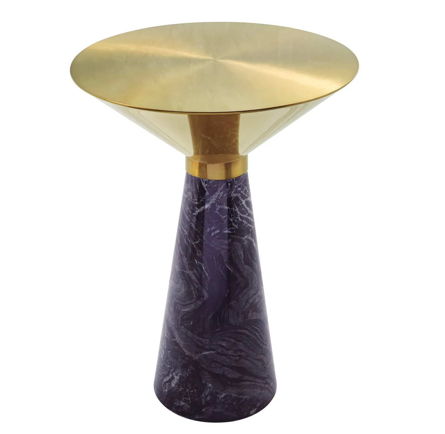 Stolik kawowy VERO marmurowy 60 cm - obrazek 3