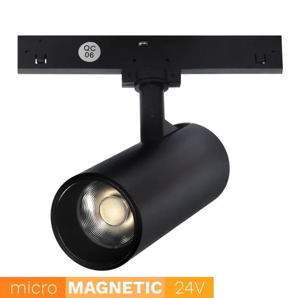 Reflektor spot do szyn magnetycznych UN5-L33 Micro Magnetic 6W 3000K czarny