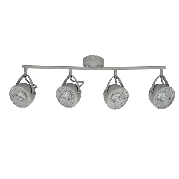PENT LAMPA SUFITOWA LISTWA 4X50W GU10  BETONOWY SZARY