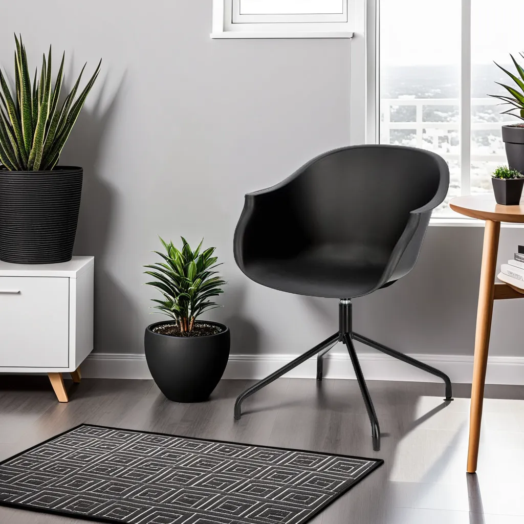 Krzesło Roundy Black - obrazek 2