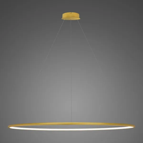 Lampa wisząca Ledowe Okręgi No.1 150cm 2700k złota Dali