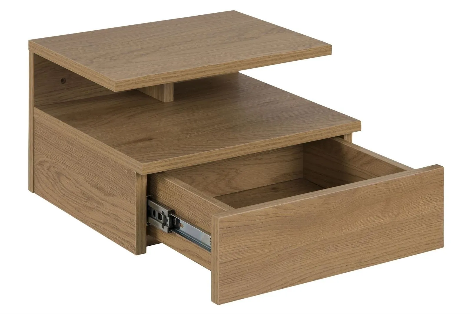 Szafka nocna wisząca Ashlan Wood Actona drewniana naturalna z szufladą 35 cm - obrazek 5