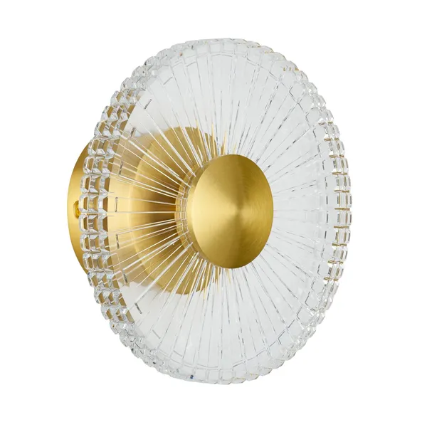 Lampa ścienna SUNBLAST - kinkiet LED 20 cm, złoty