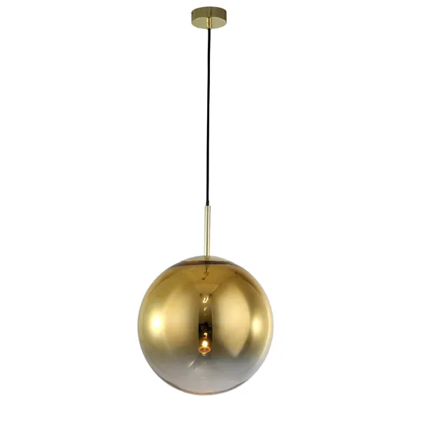 Lampa wisząca Palla złota 1xE14