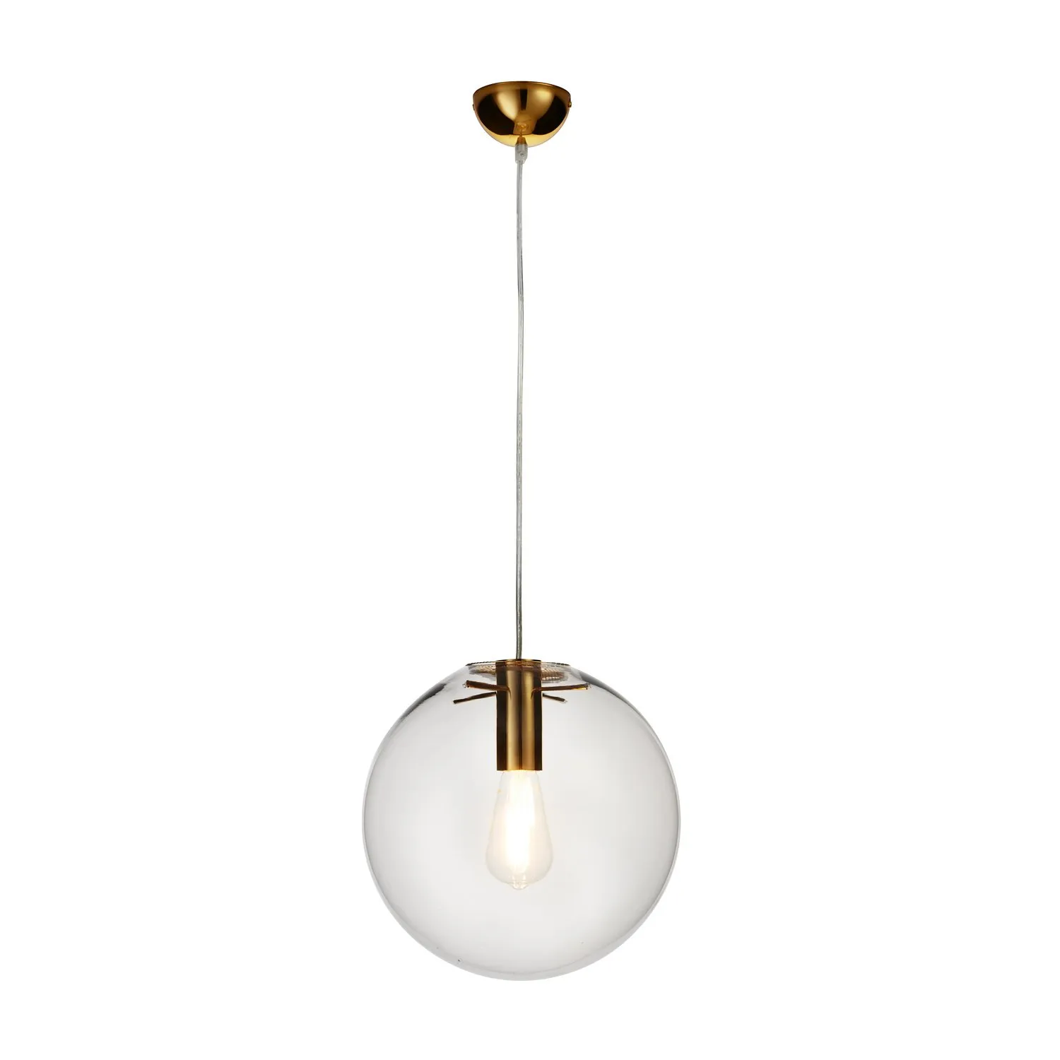 Lampa wisząca TONDA złota 30 cm - obrazek 2