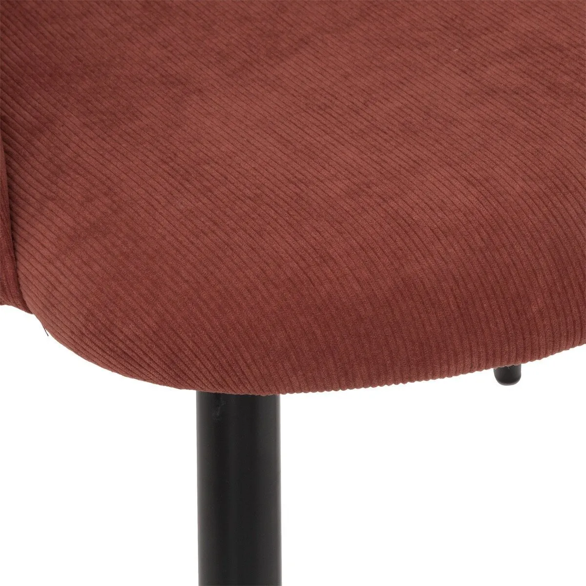 Fotel Celeste terracotta/czarne nogi - obrazek 3