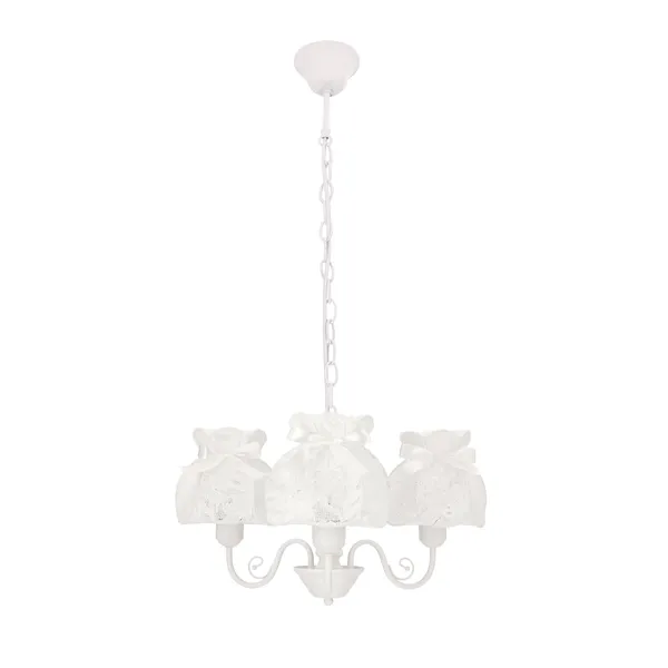 ROSSINI lampa wisząca biały 3x40W E27 abażur biały