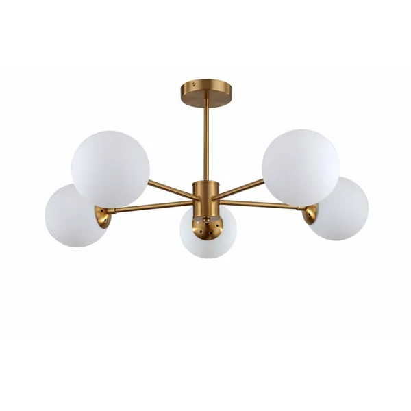 Lampa wisząca Roma 5 złota 5xE14