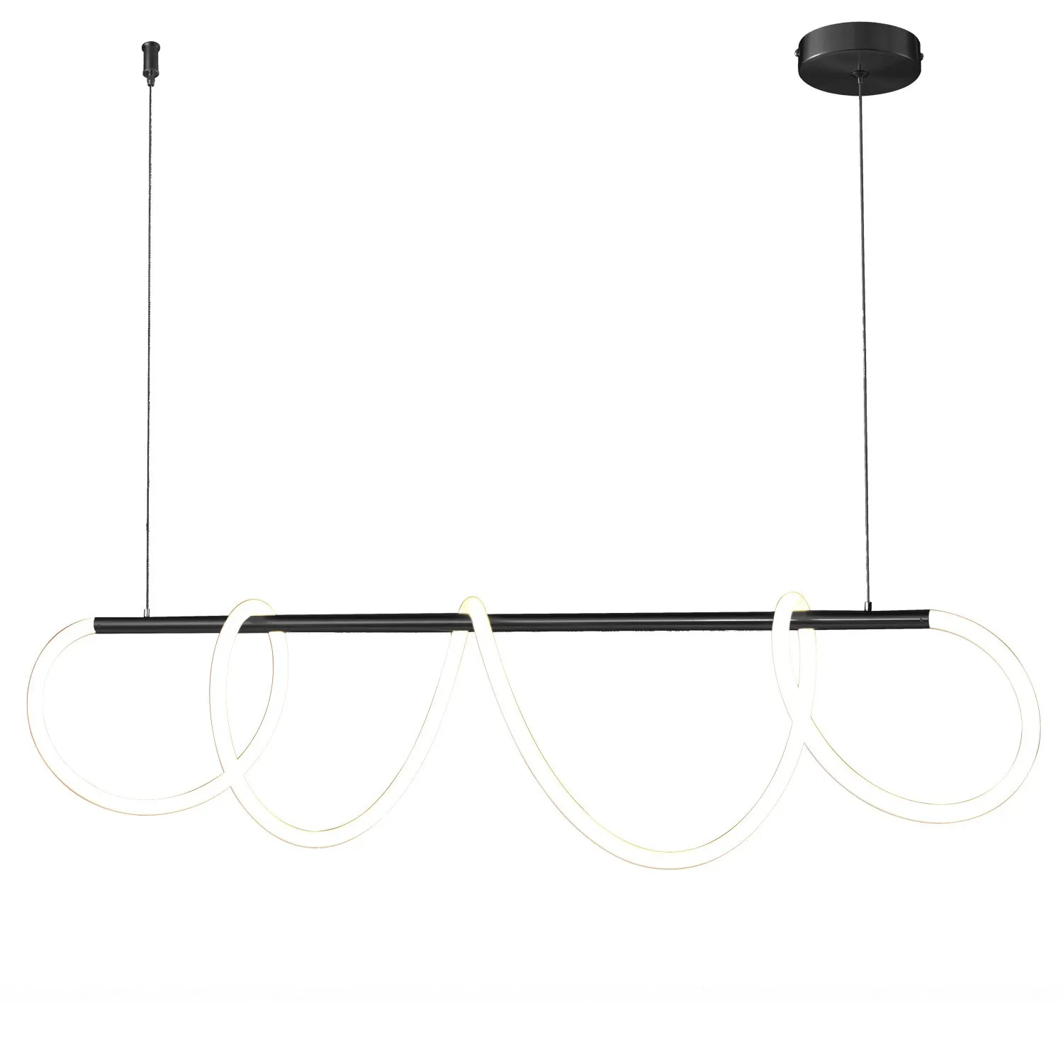 Lampa wisząca FANTASIA LED czarna 120 cm - obrazek 3