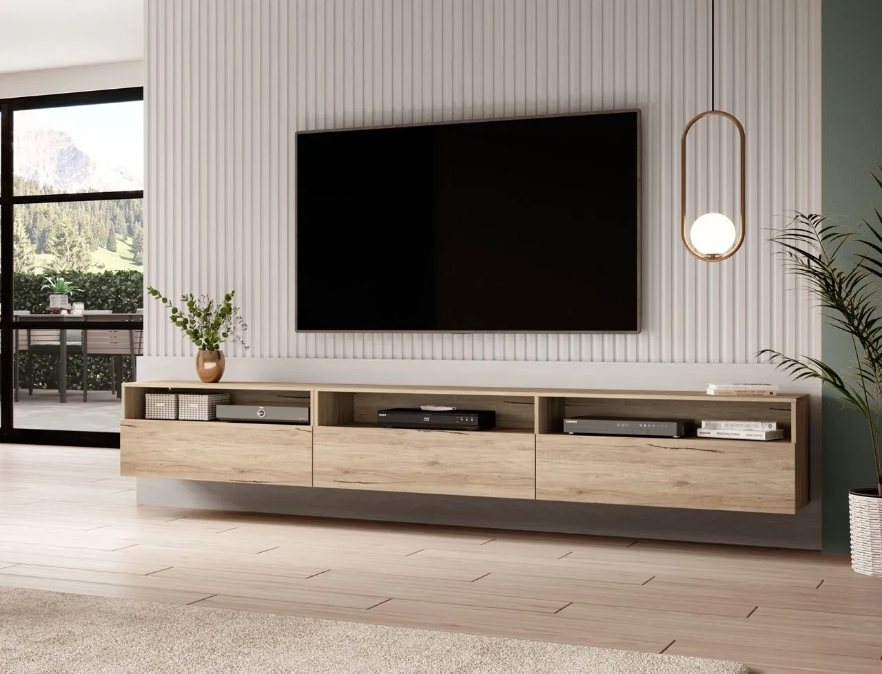 Komoda RTV BORA 40 san remo jasne - obrazek 5
