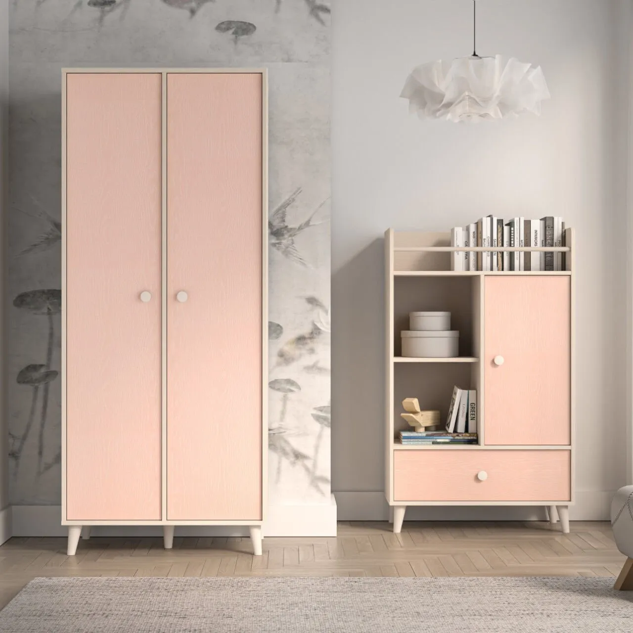 Szafa EVE 02 piasek pustyni / millenial pink - obrazek 10