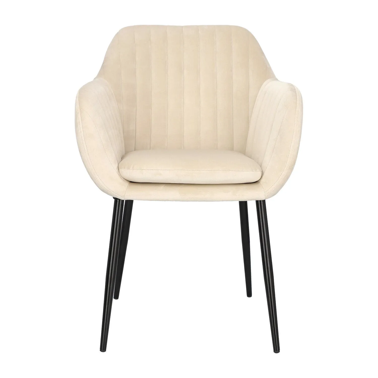 Krzesło Emilia Velvet sand /black - obrazek 5