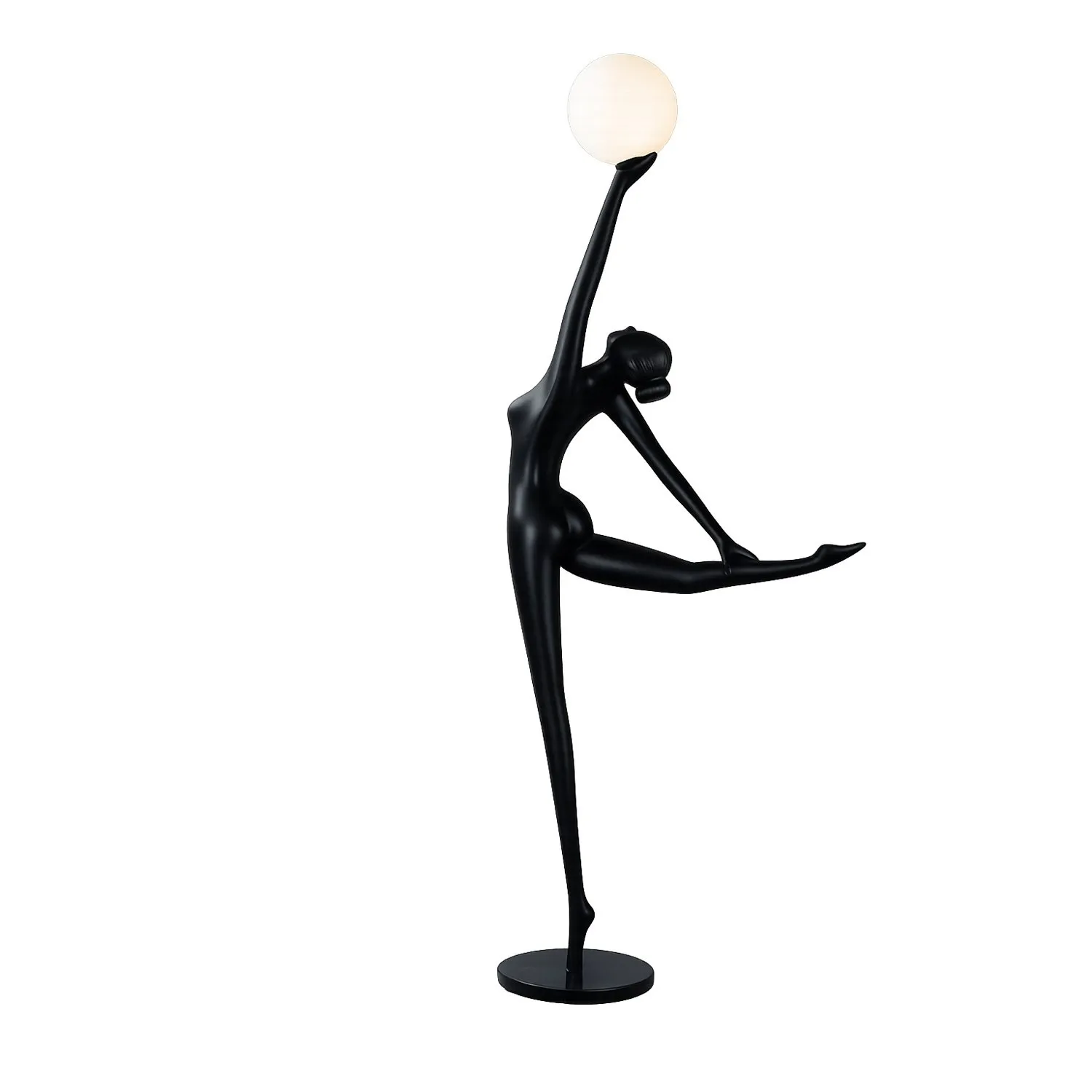 Lampa podłogowa WOMAN BALLERINA czarna 215 cm - obrazek 8