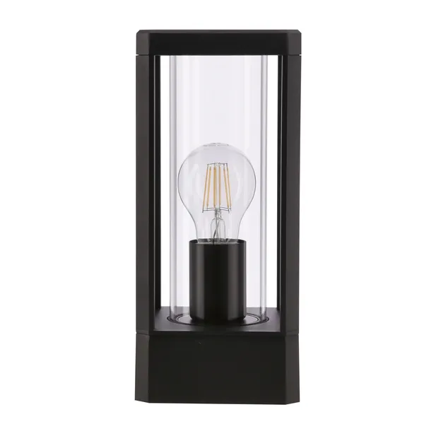 Lampa ogrodowa CISSUS – czarna metalowa lampa stojąca E27 IP54 - nowoczesne oświetlenie zewnętrzne