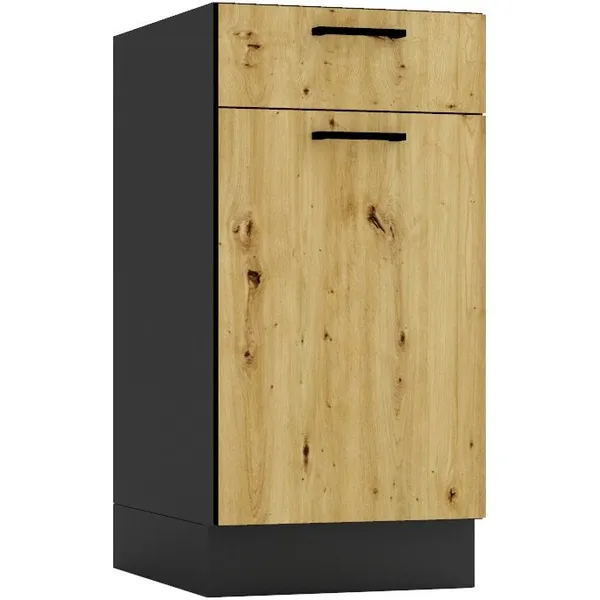 Szafka dolna D40S ELLEN 09 grafit / dąb artisan