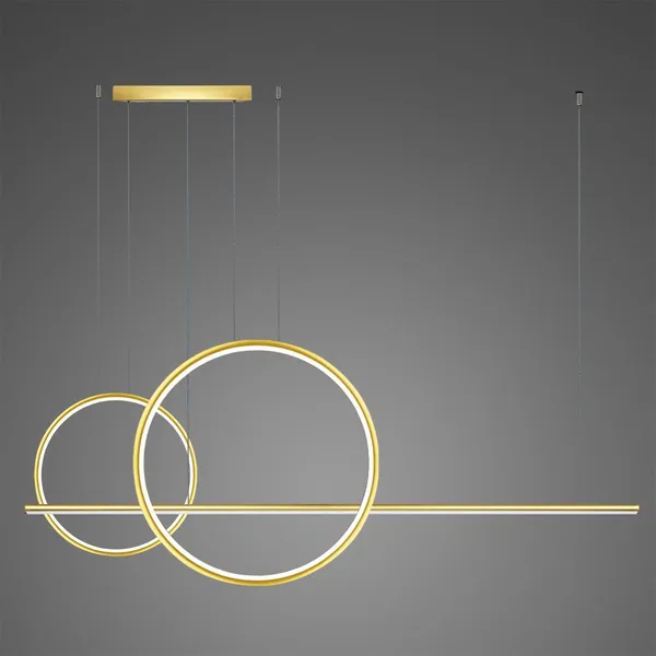 Lampa wisząca Linea No.4 60/40cm złota 3k