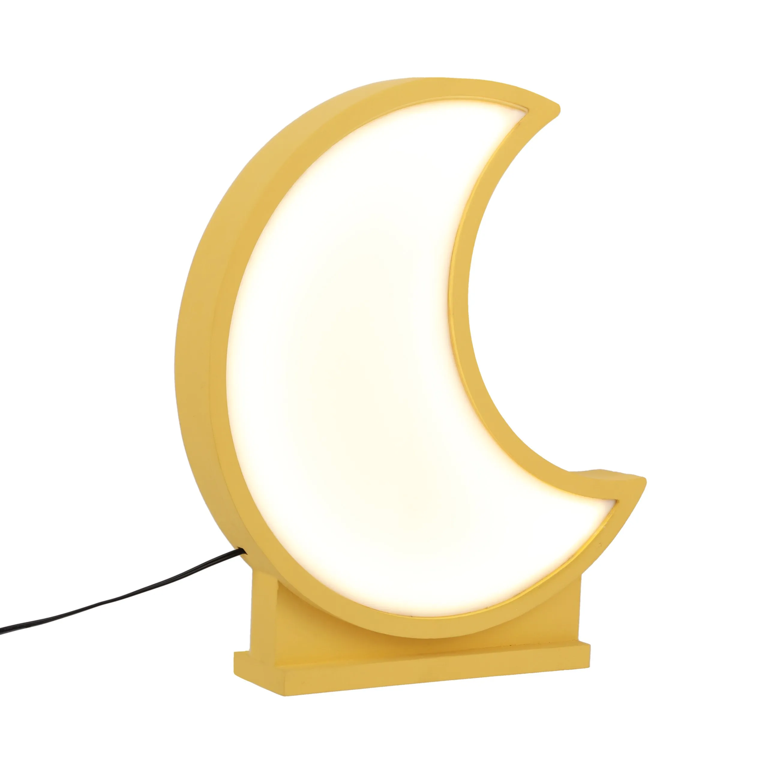 Moon lampa stołowa 12w led 3000k iq kids złoty - obrazek 6