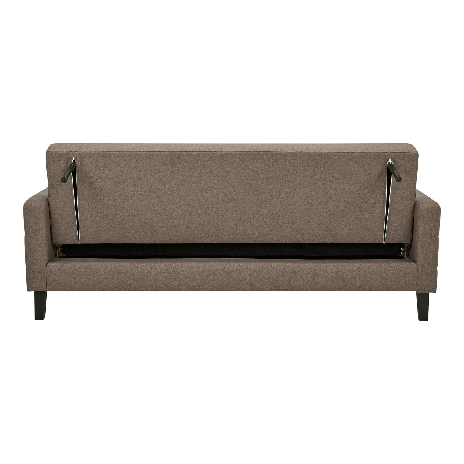 Sofa rozkładana Milton brązowa/ czarne nogi - obrazek 7