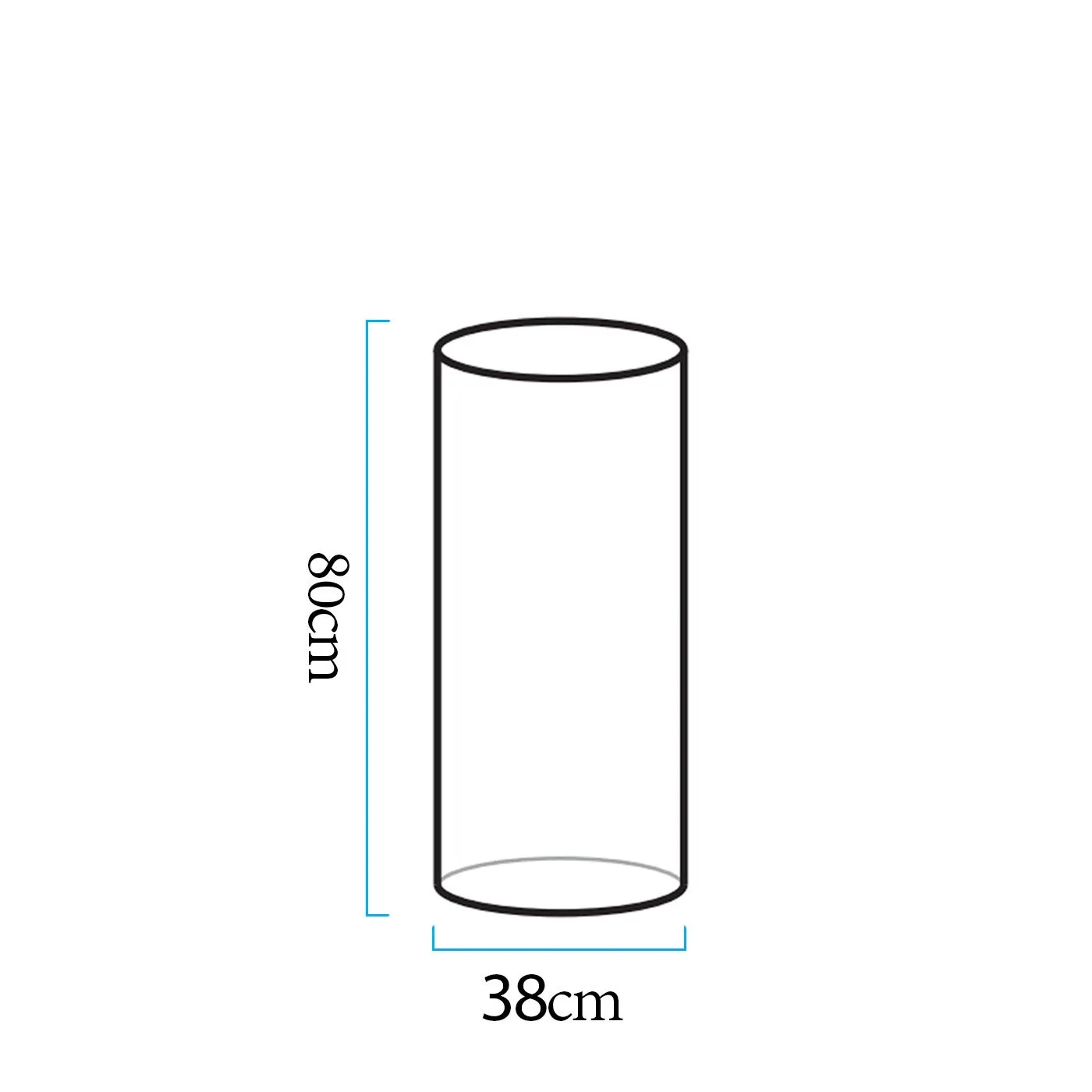 Lampa ogrodowa kolumna TUBE LED RGBW 16 kolorów 80 cm - obrazek 8