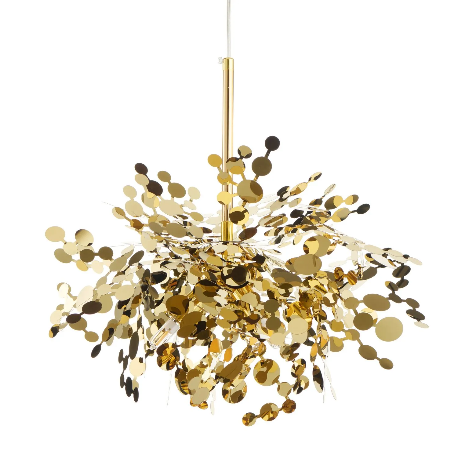 Lampa wisząca MONETTI 40 cm - złota, dekoracyjna - obrazek 4
