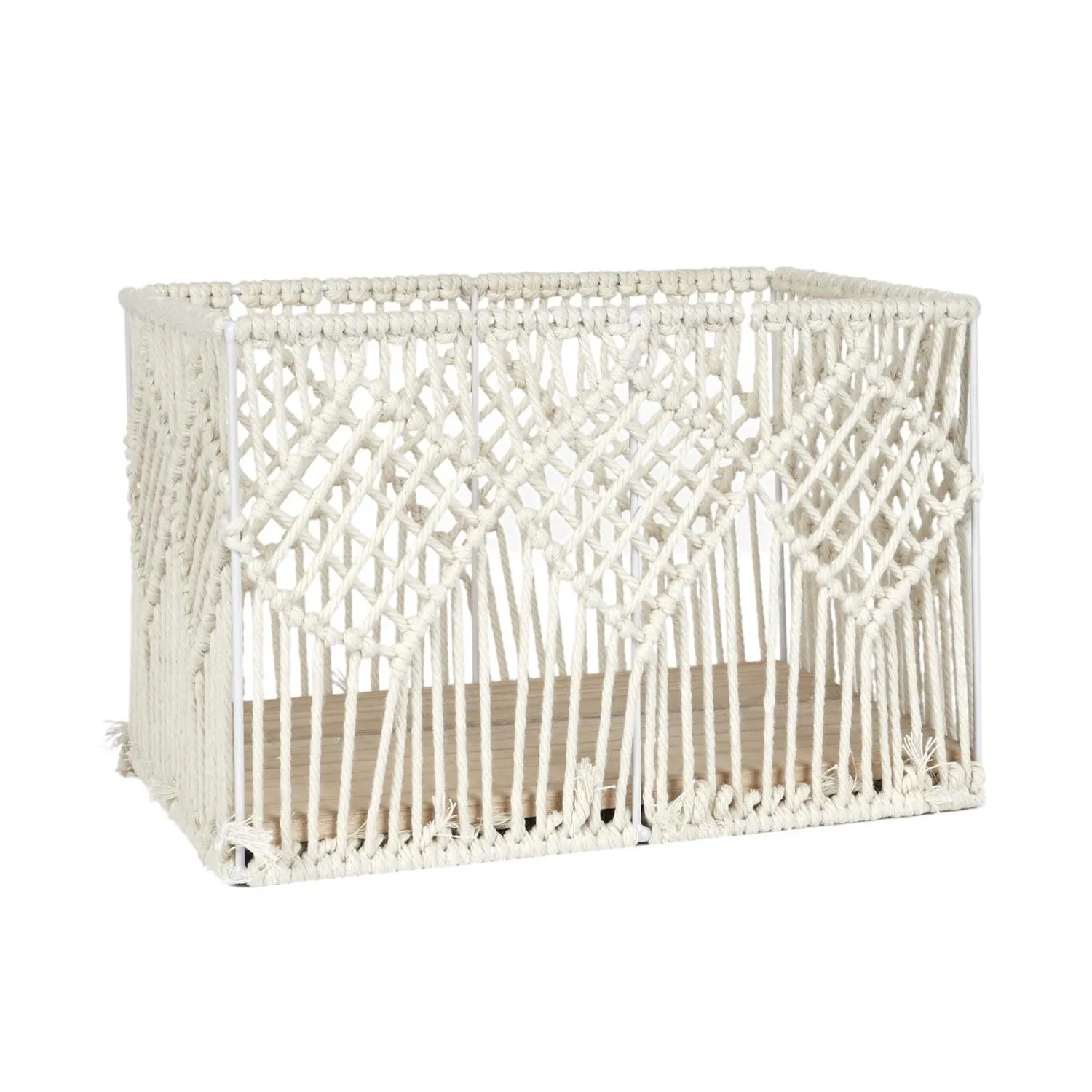 Zestaw 3 koszy BOHO - obrazek 3