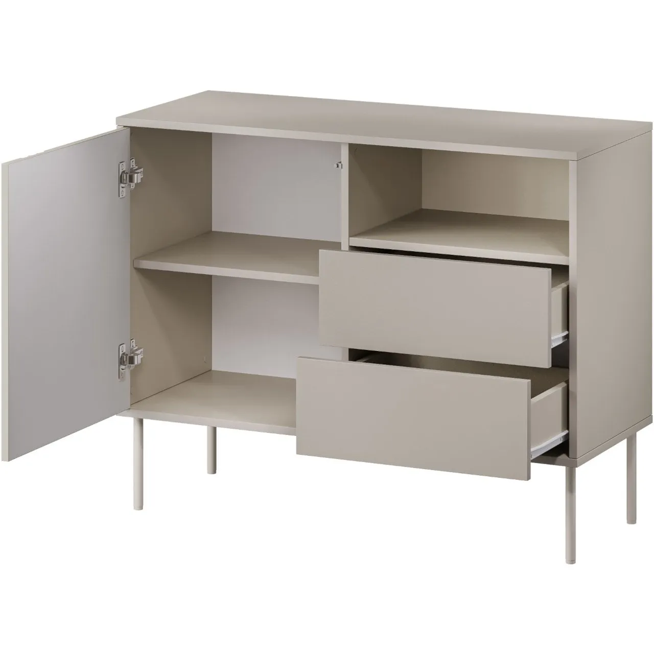 Komoda TIFFANY 1D2S beż mat - obrazek 2